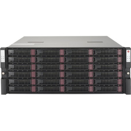 Supermicro SuperStorage 6048R-DE2CR24L Intel® C612 LGA 2011 (Socket R) Armadio (4U) Nero, Grigio (SSG-6048R-DE2CR24L)
