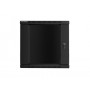 Lanberg WF01-6612-10B rack 12U Da parete Nero (WF01-6612-10B)