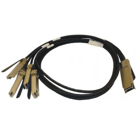 Fujitsu 3m, QSFP+/4XSFP+ cavo InfiniBand QSFP+ 4XSFP+ Nero (S26361-F5317-L403)