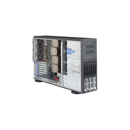 Supermicro 8048B-C0R4FT Intel® C602J LGA 2011 (Socket R) Armadio (4U) Nero, Argento (SYS-8048B-C0R4FT)