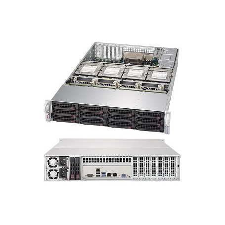 Supermicro SuperChassis 829HE1C4-R1K02LPB Supporto Nero 1000 W (CSE-829HE1C4-R1K02LPB)