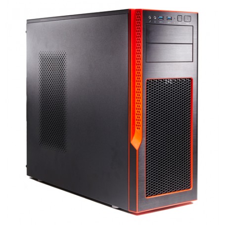 Supermicro SuperChassis GS50-000R Midi Tower Nero, Rosso (CSE-GS50-000R)