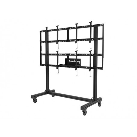Peerless DS-C560-2X2 carrello e supporto multimediale Nero Pannello piatto Carrello multimediale (DS-C560-2X2)
