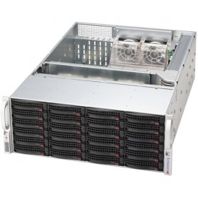 Supermicro SuperChassis 846BE2C-R1K28B Supporto Nero, Acciaio inossidabile 1280 W (CSE-846BE2C-R1K28B)
