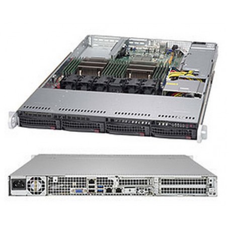 Supermicro SuperServer 6018R-TDW LGA 2011-v3 Rack (1U) Nero (SYS-6018R-TDW)