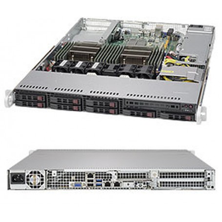 Supermicro SuperServer 1028R-TDW Intel® C612 LGA 2011 (Socket R) Rack (1U) Nero (SYS-1028R-TDW)