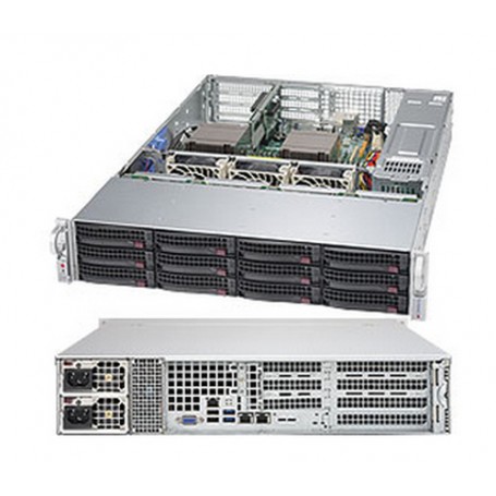 Supermicro SuperServer 6028R-TDWNR LGA 2011-v3 Armadio (2U) Nero (SYS-6028R-TDWNR)