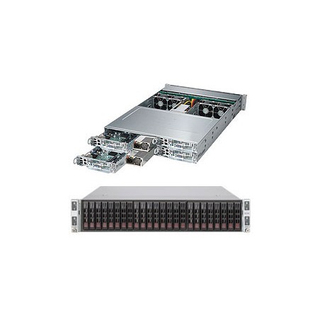 Supermicro SuperServer 2027PR-HC0R Intel® C602 LGA 2011 (Socket R) Armadio (2U) Nero (SYS-2027PR-HC0R)