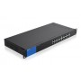 Linksys LGS124 Non gestito Gigabit Ethernet (10/100/1000) 1U Nero (LGS124-EU)