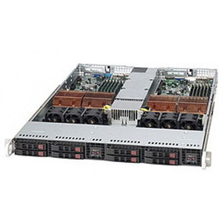 Supermicro SuperChassis 809T, Black Basso profilo (Slimline - stilizzato) Nero 700 W (CSE-809T-780B)