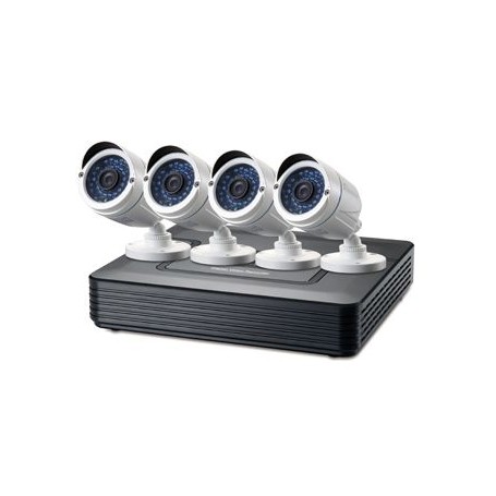 LevelOne DSK-4001 kit di videosorveglianza Cablato 4 canali (DSK-4001NEUE VERSION)