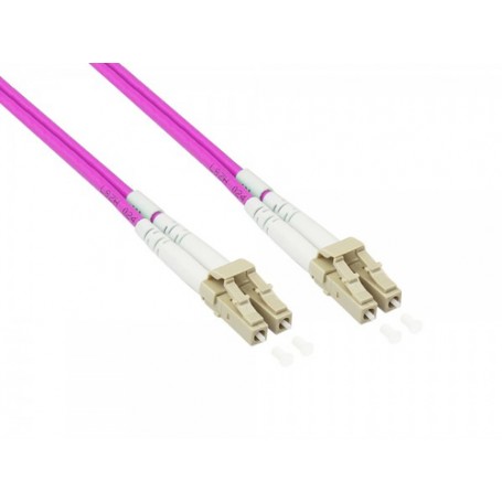 Alcasa LW-P850LC4 cavo a fibre ottiche 50 m LC OM4 Viola (LW-P850LC4)