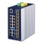 PLANET IP30 Industrial L3 8-Port Gestito Gigabit Ethernet (10/100/1000) Blu, Bianco (IGS-6325-8T8S4X)