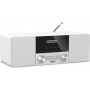 TechniSat DIGITRADIO 3 Personale Analogico e digitale Acciaio inossidabile, Bianco (0001/3913)