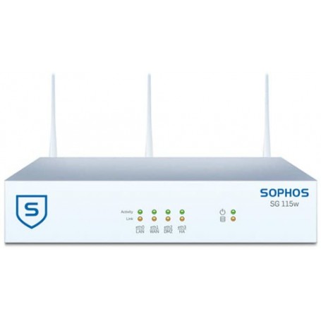 Sophos SG 115w rev.3 firewall (hardware) Desktop 2700 Mbit/s (SS1B23SEK)