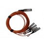 Hewlett Packard Enterprise Q9S66A cavo a fibre ottiche 5 m QSFP+ 4x SFP+ Arancione (Q9S66A)