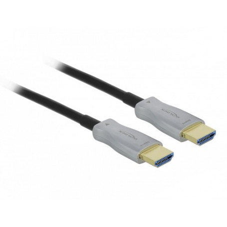 DeLOCK 84136 cavo HDMI 70 m HDMI tipo A (Standard) Nero, Grigio (84136)