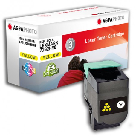 AgfaPhoto APTL71B2HY0E cartuccia toner 1 pz Compatibile Giallo (APTL71B2HY0E)