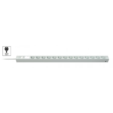 Vertiv Knürr DI-STRIP unità di distribuzione dell'energia (PDU) 14 presa(e) AC Nero, Grigio (033020141)