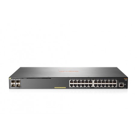 Hewlett Packard Enterprise Aruba 2930F 24G PoE+ 4SFP+ TAA Gestito L3 Gigabit Ethernet (10/100/1000) Supporto Power over (JL263A)