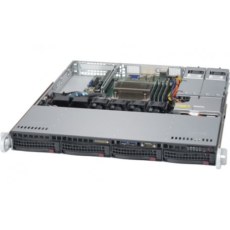 Supermicro SuperServer 5019S-MT Intel® C612 LGA 1151 (Presa H4) Rack (1U) Nero (SYS-5019S-MT)