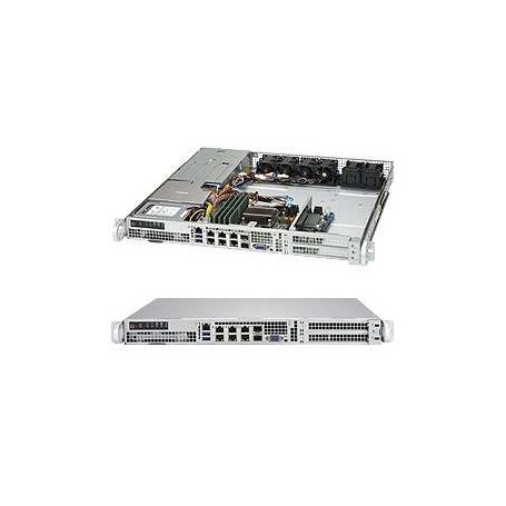 Supermicro SYS-1018D-FRN8T sistema barebone per server Intel SoC BGA 1667 Rack (1U) Argento (SYS-1018D-FRN8T)
