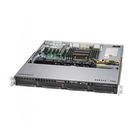 Supermicro SuperServer 5018R-M Rack (1U), - Nero, Grigio Intel® C612 LGA 2011 (Socket R) (SYS-5018R-M)