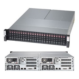 Supermicro SuperStorage 2027B-DE2R24L Intel® C602J LGA 1356 (Presa B2) Armadio (2U) Nero (SSG-2027B-DE2R24L)