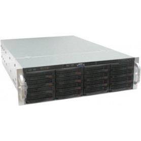 Supermicro SuperChassis 836E1-R800B, Black Basso profilo (Slimline - stilizzato) Nero 800 W (CSE-836E1-R800B)