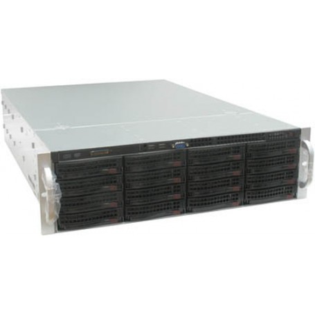 Supermicro SuperChassis 836E1-R800B, Black Basso profilo (Slimline - stilizzato) Nero 800 W (CSE-836E1-R800B)