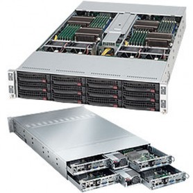 Supermicro CSE-827H-R1400B computer case Supporto Nero 1400 W (CSE-827H-R1400B)