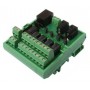 ONLINE USV-Systeme Relais box convertitore/ripetitore/isolatore seriale Nero, Verde (CON_R_AUX)
