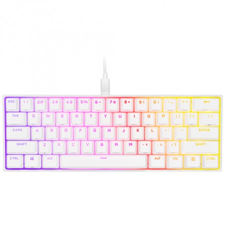 Corsair CH-9194114-DE - Tastatur tastiera USB Tedesco Bianco (CH-9194114-DE)