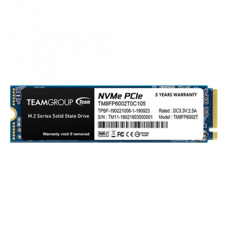 Team Group MP33 M.2 2000 GB PCI Express 3.0 3D NAND NVMe (TM8FP6002T0C101)