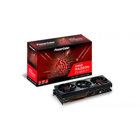 PowerColor Red Dragon AXRX 6800XT 16GBD6-3DHR/OC scheda video AMD Radeon RX 6800 XT 16 GB GDDR6 (AXRX 6800XT 16GBD6-3DHR/OC)