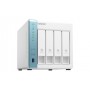 QNAP TS-431K NAS Tower Collegamento ethernet LAN Blu, Bianco Alpine AL-214 (TS-431K/12TBVN)
