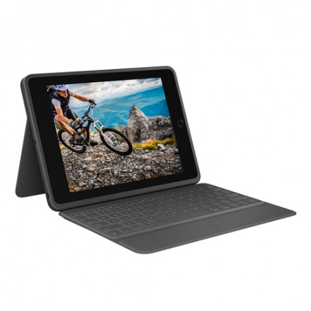 Logitech Rugged Folio Grafite USB tipo-C AZERTY Francese (920-009314)