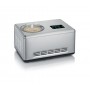 Severin EZ 7406 macchina per gelato Gelatiera compressore 2 L 180 W Acciaio inossidabile (EZ 7406)