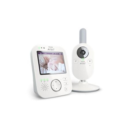 Philips SCD843/26 monitor video per bambino 300 m FHSS Grigio, Bianco (SCD843/26)
