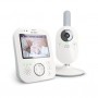 Philips SCD843/26 monitor video per bambino 300 m FHSS Grigio, Bianco (SCD843/26)