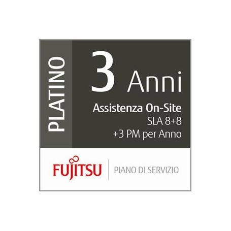 Fujitsu 3 Years Onsite Service 8+8+3PM (U3-PLAT-MVP)
