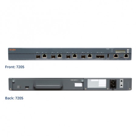Aruba, a Hewlett Packard Enterprise company 7205 K-12 EDU Bundle, 128 License & Support gateway/controller 10, 100, 100 (JW777A)
