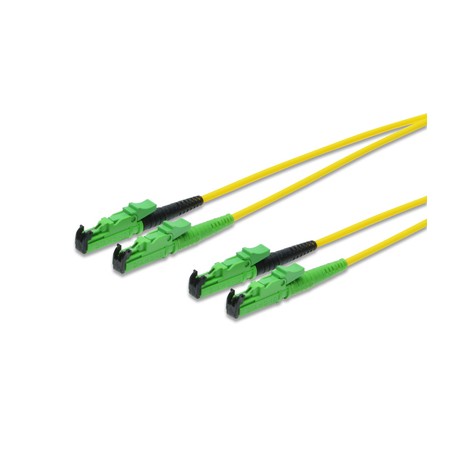 ASSMANN Electronic E2000-E2000, 40m cavo a fibre ottiche E-2000 (APC) OS2 Giallo (AL-9E2000-40I-DM)