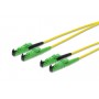 ASSMANN Electronic E2000-E2000, 40m cavo a fibre ottiche E-2000 (APC) OS2 Giallo (AL-9E2000-40I-DM)