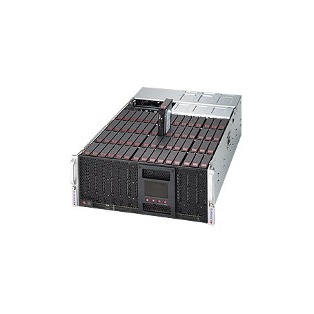 Supermicro 6048R-E1CR60N Intel® C612 LGA 2011 (Socket R) Armadio (4U) Nero, Grigio (SSG-6048R-E1CR60N)