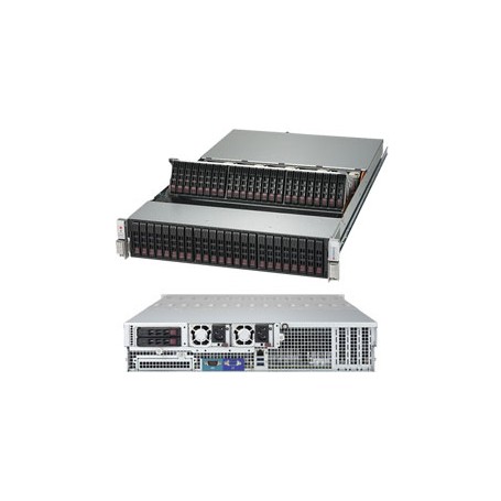 Supermicro SuperStorage Server 2028R-E1CR48L Intel® C612 LGA 2011 (Socket R) Armadio (2U) Nero, Grigio (SSG-2028R-E1CR48L)