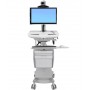 Ergotron StyleView Bianco Pannello piatto Carrello multimediale (SV44-53T1-2)
