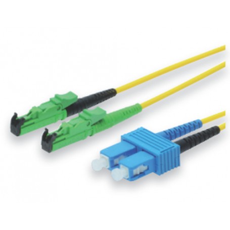 Digitus 20m E2000 (APC) - LC Singlemode LSOH cavo a fibre ottiche E-2000 (APC) OS2 Giallo (AL-9E2000LC-20I-DM)