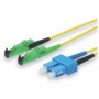Digitus 20m E2000 (APC) - LC Singlemode LSOH cavo a fibre ottiche E-2000 (APC) OS2 Giallo (AL-9E2000LC-20I-DM)