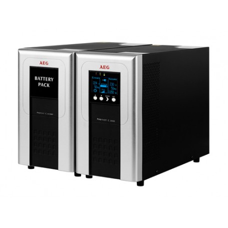 AEG Protect C.2000 + Battery Pack Doppia conversione (online) 2 kVA 1600 W 5 presa(e) AC (6000016107)